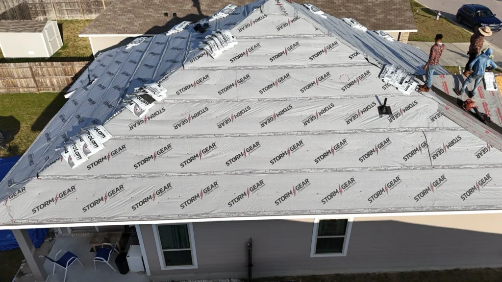 Townhome roof replacement for HOA community in Plano TX