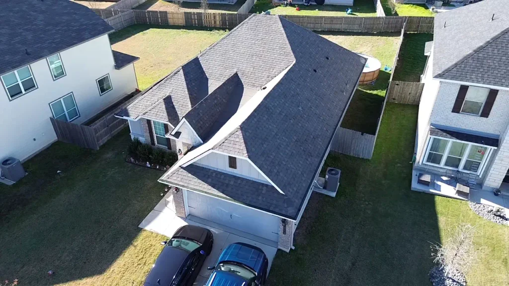 Plano TX home with new asphalt shingle roof